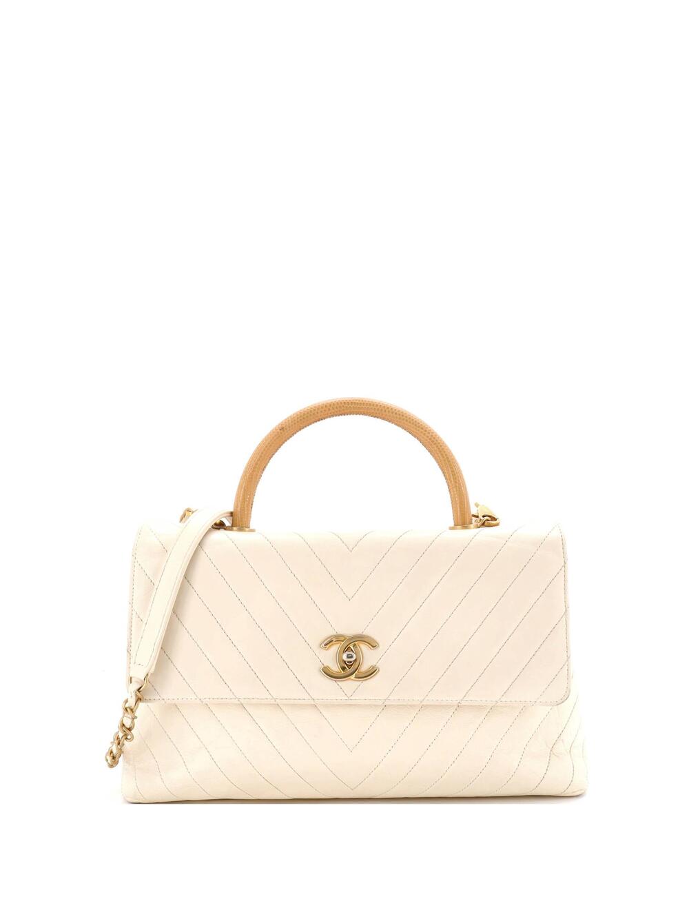 Chanel Coco Top Handle Bag Chevron #254992C36B